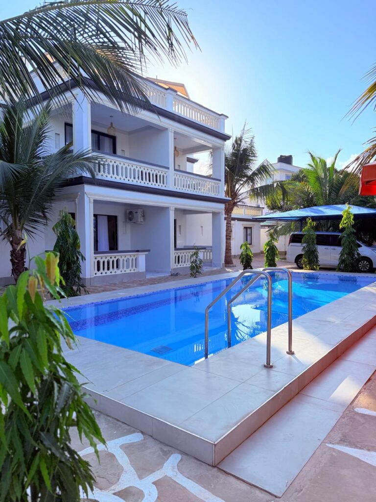 Coconut Villa pool and three-storey exterior